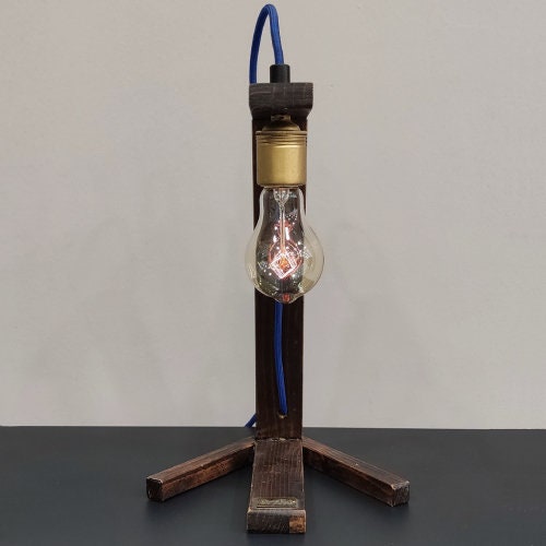 Handmade Wooden Table Lamp - Duck Leg - Wooden Table Lamp - Bedside Book Lamp - Table Lamp Decor - Book Lamp - Small desk lamp