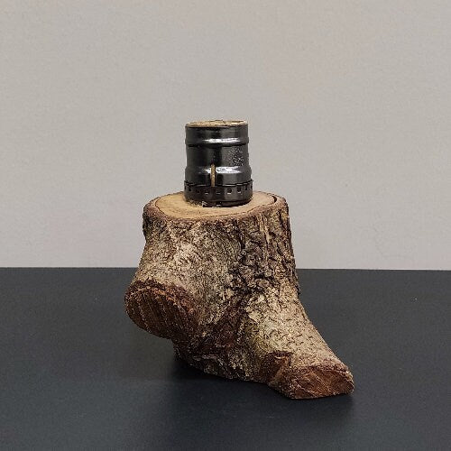 Wood Table Lamp, Table Lamp, Side Lamp, Desk Lamp, Dimmer Lamp, Edisson Lamp,Rustic Lamp, Ktuk Design, Small desk lamp