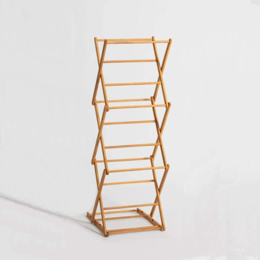 3-Stage Folding Practical Drying Rack, Wooden Dryer, Portable Storage, Folds up for Easy Storage, Laundry Rack, Mom Gift, Gift for mother