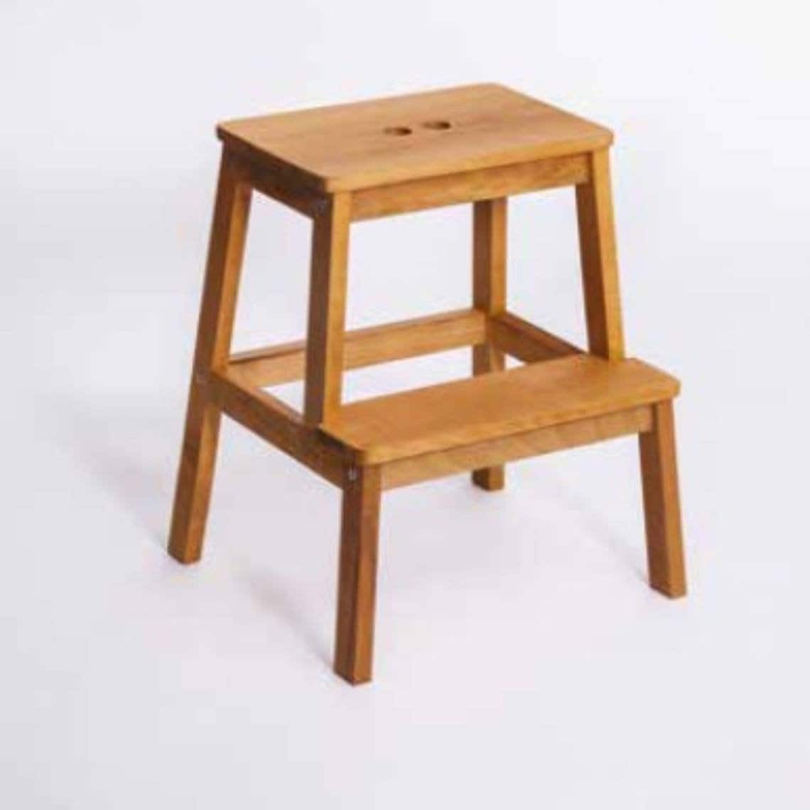 Wood Step Stool, Bedroom Side Table, Rustic Kids Kitchen Stool, Wood Accent Stool, Wooden step stool, Wood Plant Stand, Wood Ladder